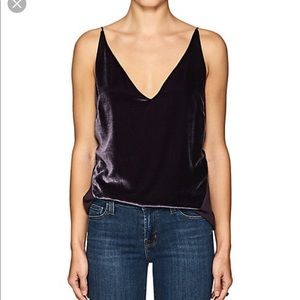 J Brand Lucy Velvet Top